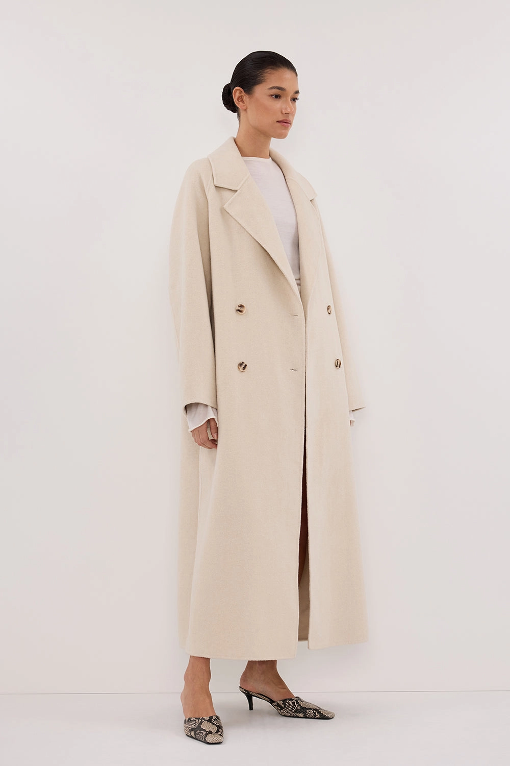 YORK BONE OVERSIZED WOOL COAT