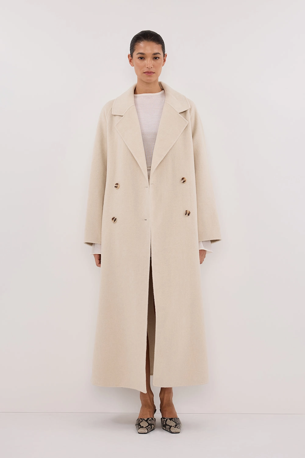 YORK BONE OVERSIZED WOOL COAT