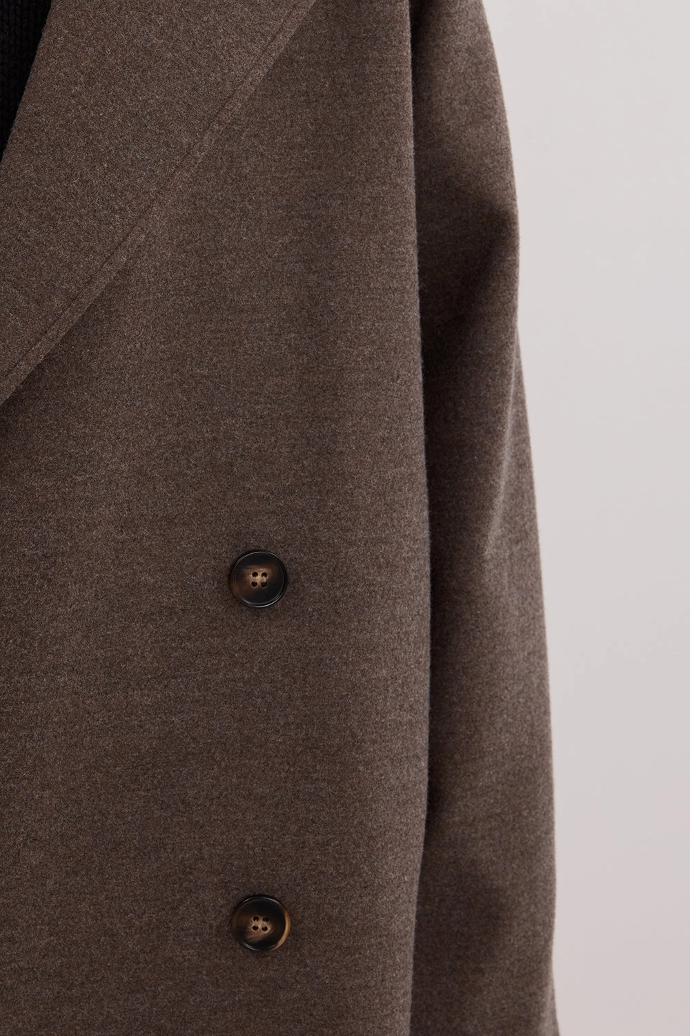 YORK COFFEE OVERSIZED WOOL BLEND COAT